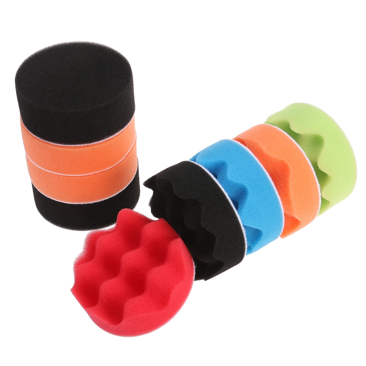 12 in 1 6 inch Polishing Pads Sponge & Woolen Polishing Waxing Buffing Pads Kit Auto Car with M14 Drill Adapter