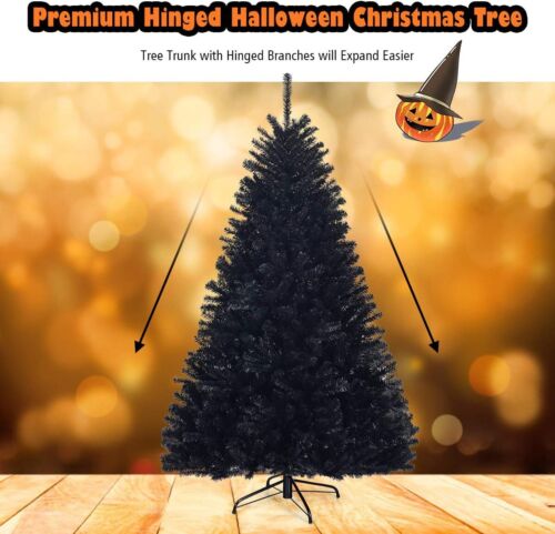 5'PVC Artificial Xmas Christmas Tree 390 Realistic Branch Tips and Plastic Stand