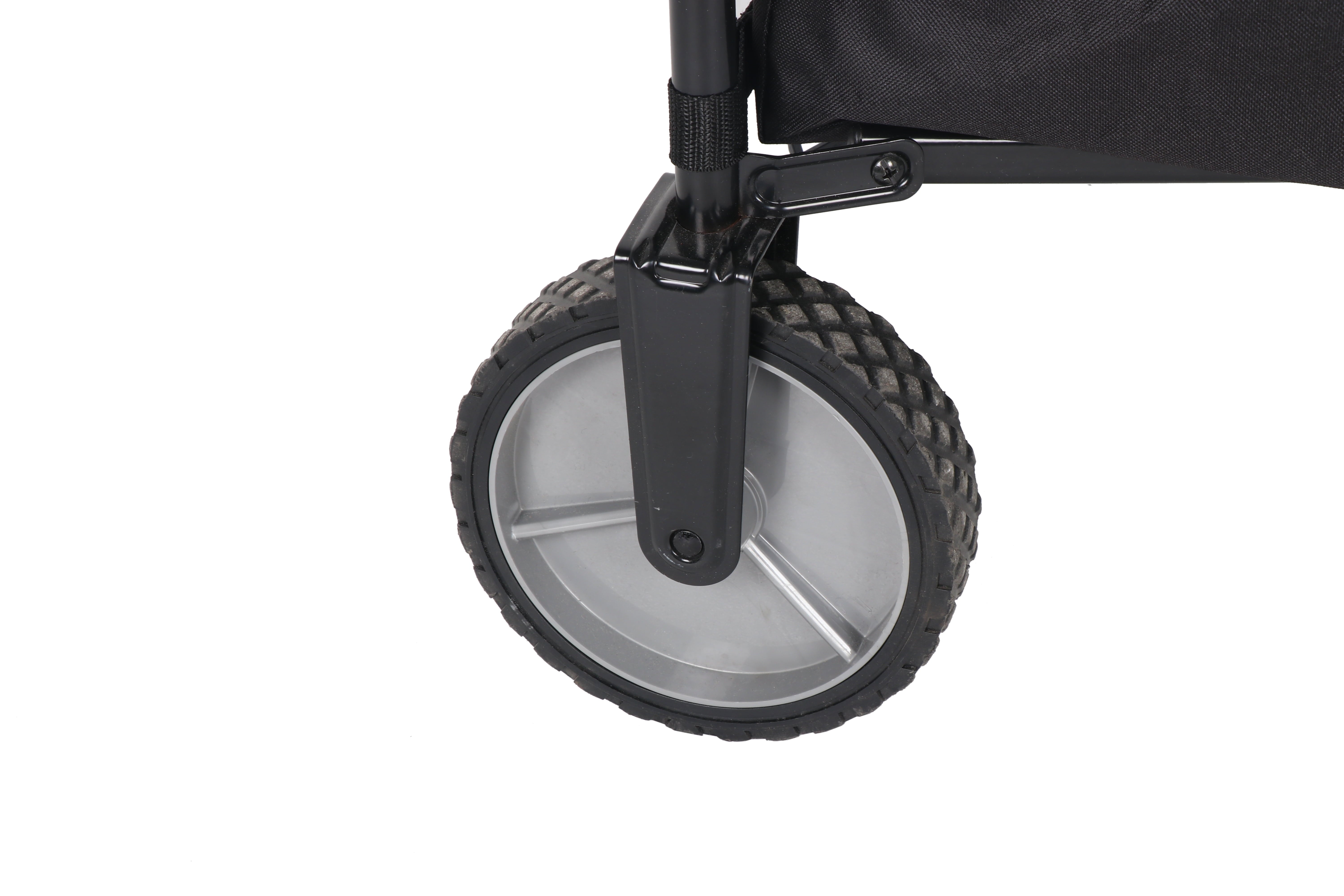 Ozark Trail Multi-Purpose Big Bucket Cart, Black Wagon, 24 inches in Height