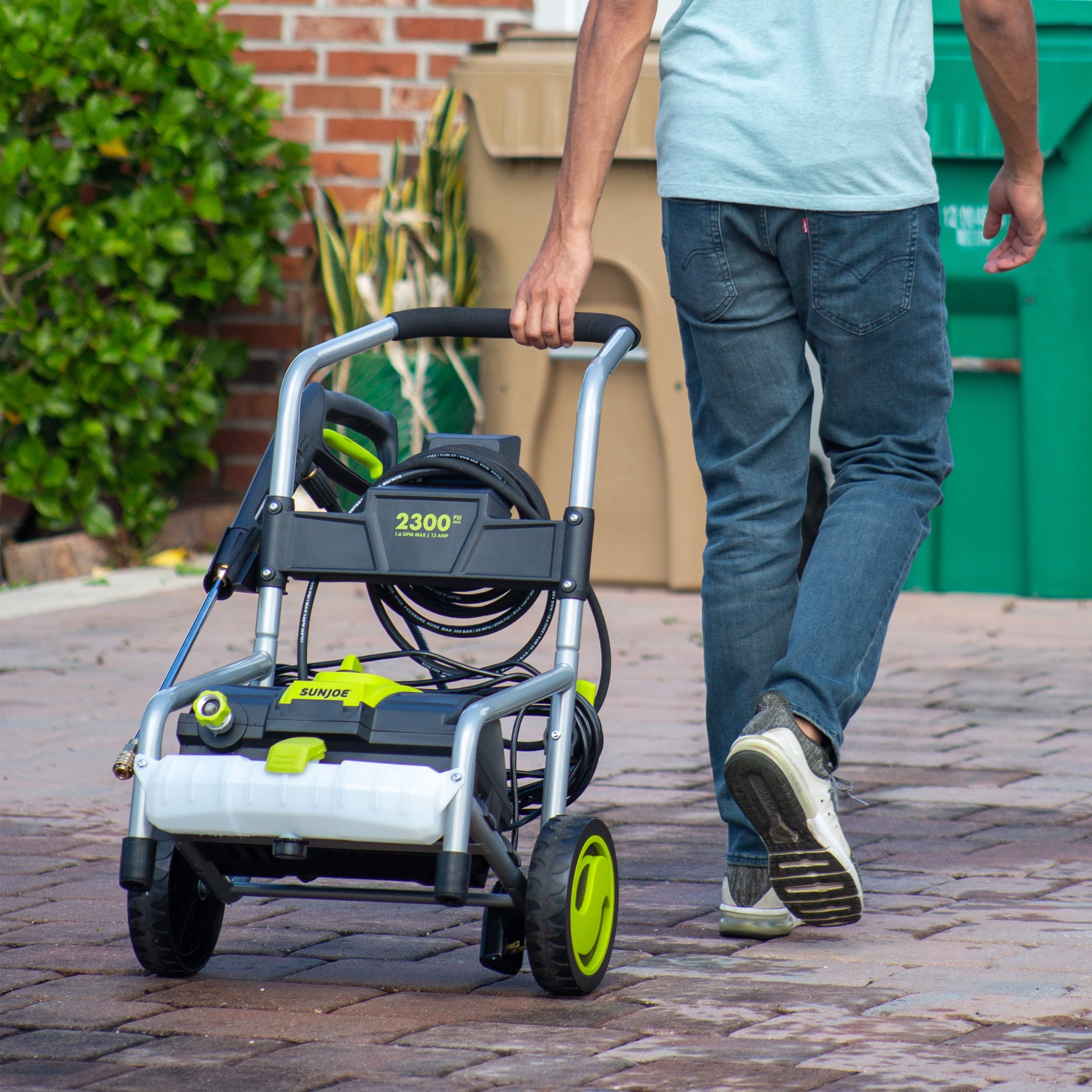 Sun Joe Electric Pressure Washer W/ Quick Connect Nozzles & Extension Wand, 13-Amp