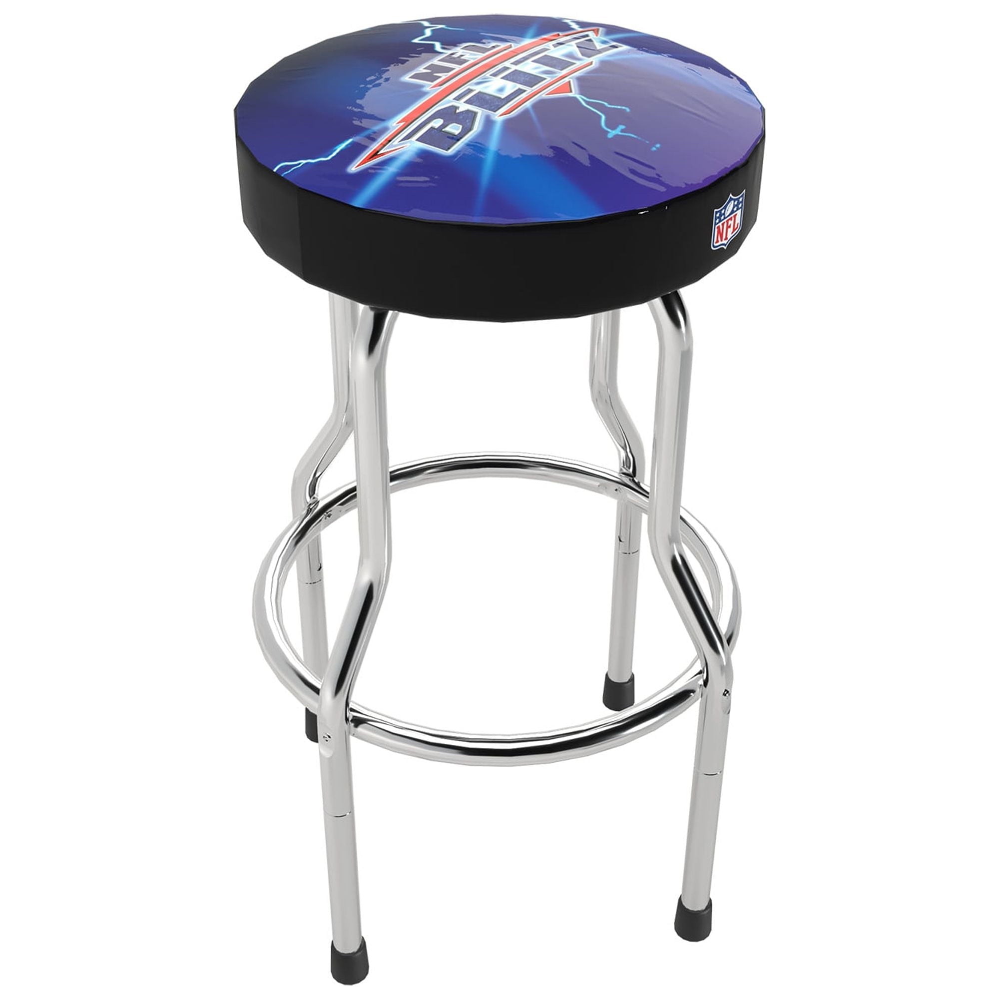 Arcade1UP NFL Blitz Logo Pub Video Game Adjustable Height Stool with Foam Padding