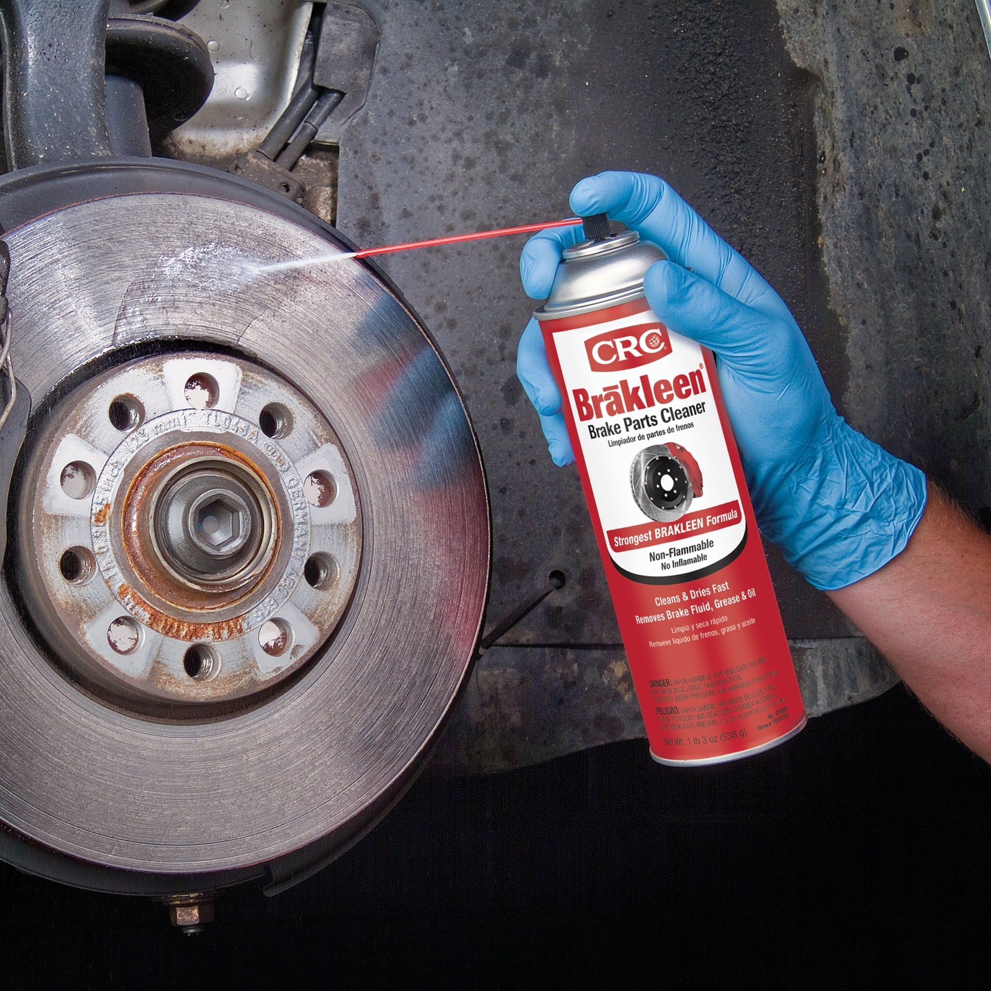 CRC 05089 Brakleen Non-Flammable Brake Parts Cleaner - 19 oz.