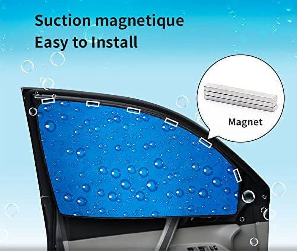 Car Sun Shades for Window, Side and Rear Window Sunshade ,Auto Sun UV RaysBlocker Visor Protector for Most Sedans SUV Truck