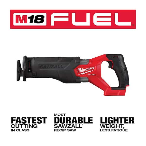M18 FUEL GEN-2 18V Lithium-Ion Brushless Cordless SAWZALL Reciprocating Saw with (1) High Output 12.0 Ah Battery