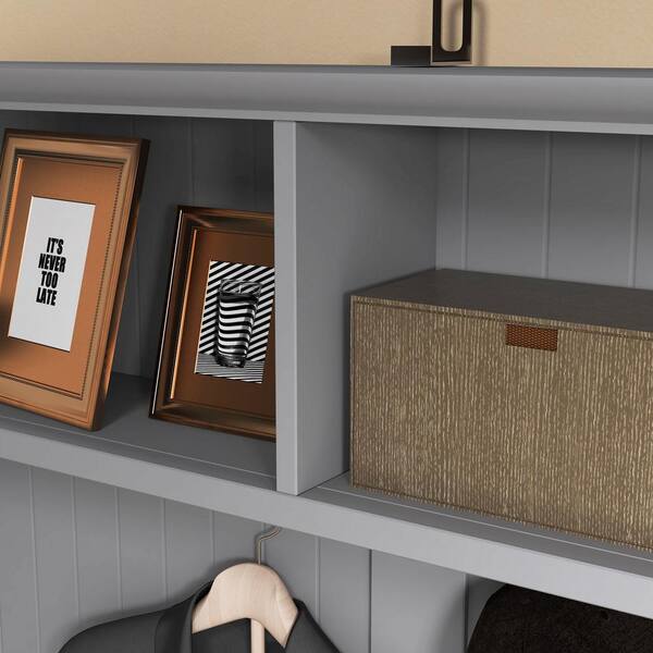 Black Hall Tree with Drawers