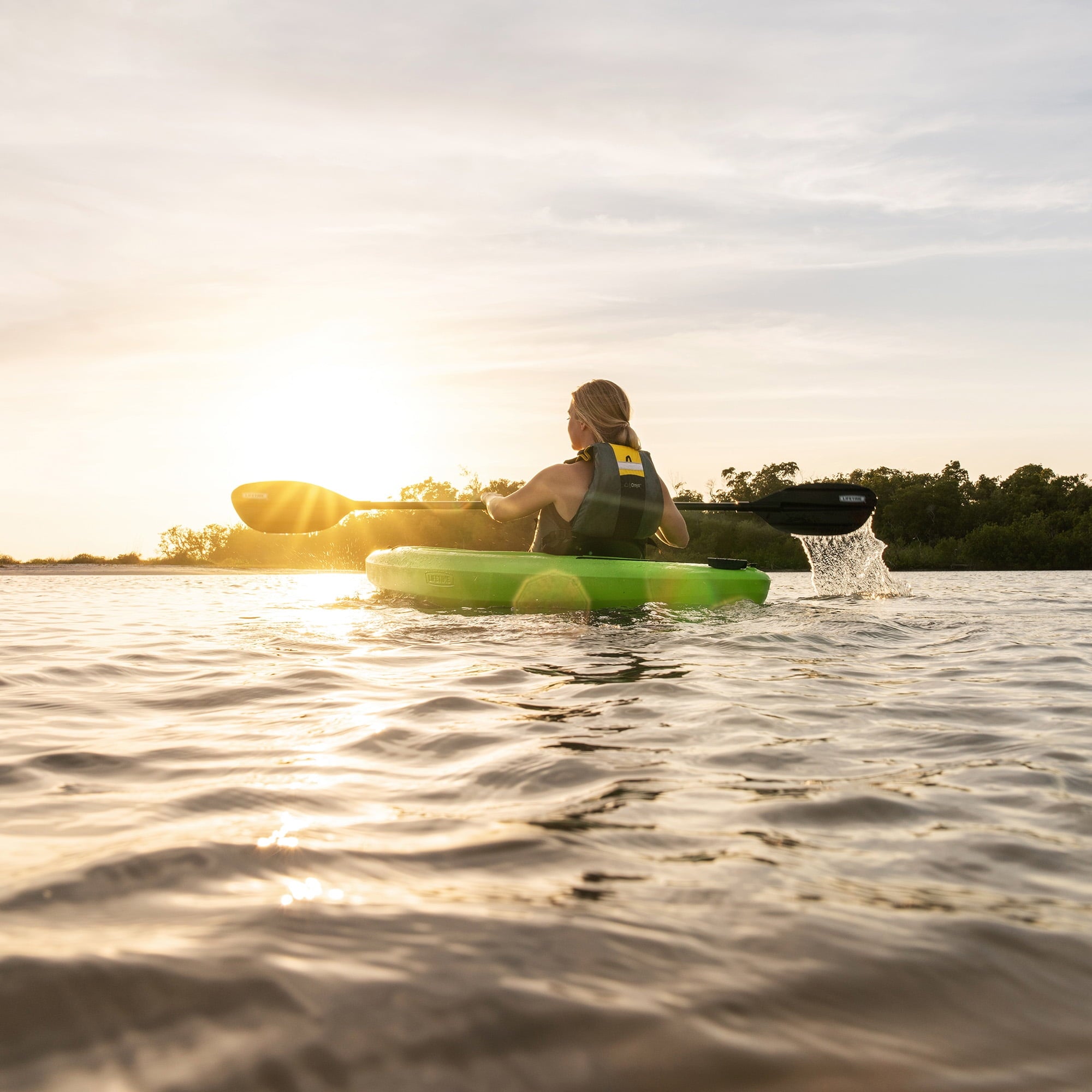 Lifetime Pacer 8 ft Sit-Inside Kayak, Green (91032)