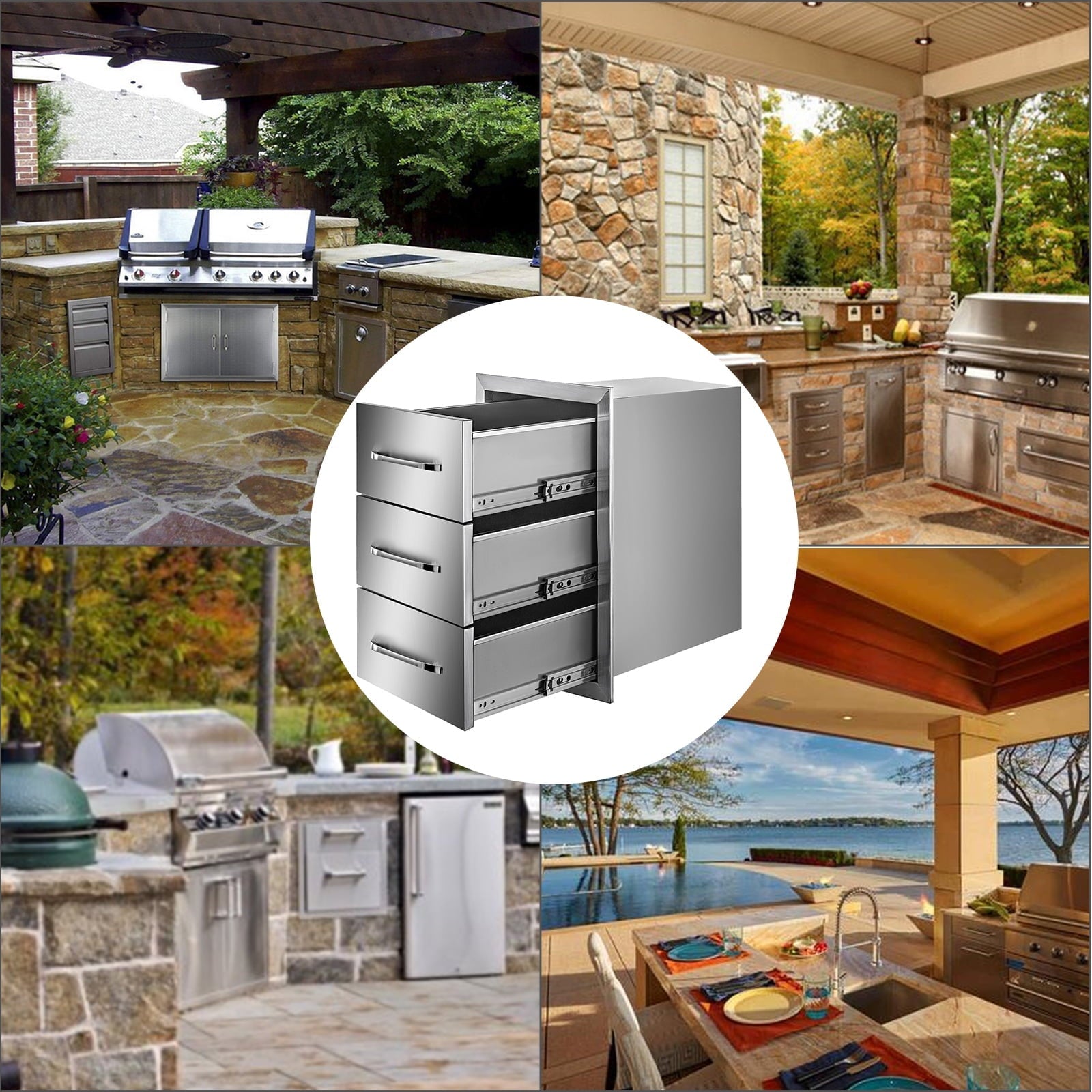 Outdoor Kitchen Drawers 16