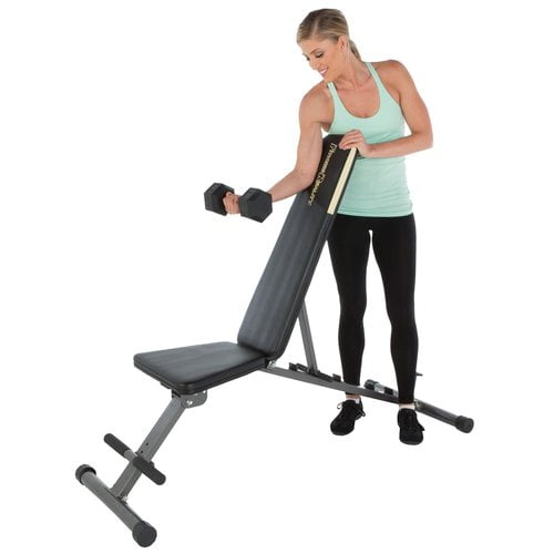 Fitness Reality Super Max 1000 Heavy-Duty Weight Bench, 12 Adjustable Backrest Positions, 800 lb Weight Capacity