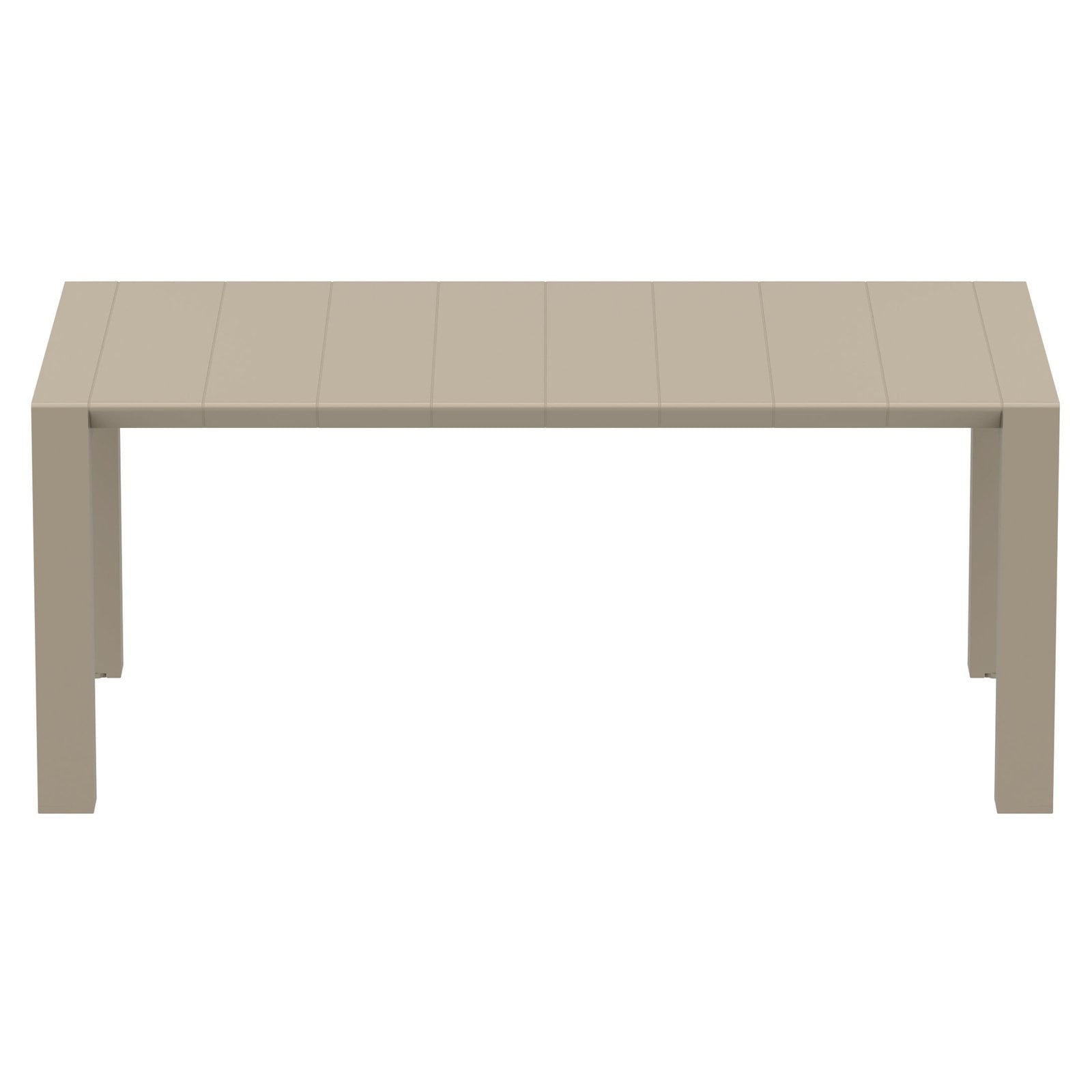 Compamia Vegas 70-86 in. Extendable Polypropylene Patio Dining Table