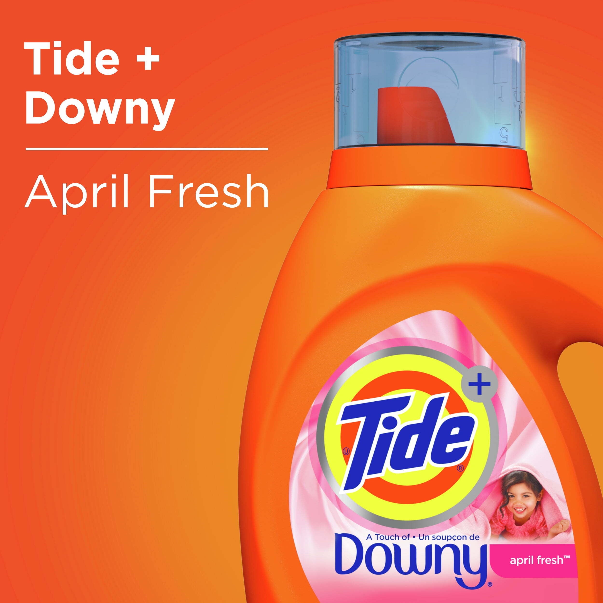 Tide Plus Downy April Fresh He, 59 Loads Liquid Laundry Detergent, 92 fl oz