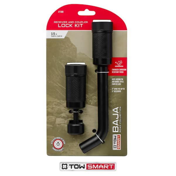 BAJA Collection - 5/8 in. Bent Pin Barrel Style Receiver Lock and Coupler Lock (Keyed Alike)