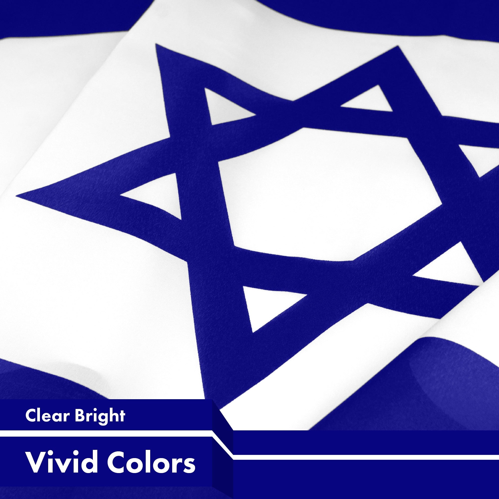G128 - 3' x 5' ft Israel Flag 150D Quality Polyester