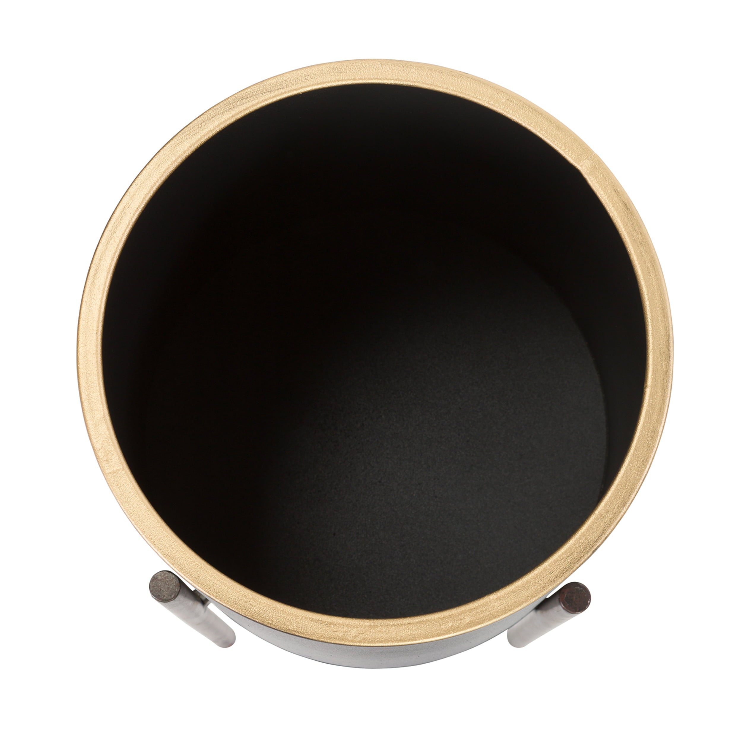 Jaxon Modern Black Planters (Set of 2)