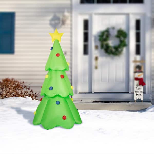9 ft. Lighted Inflatable Christmas Tree Decor