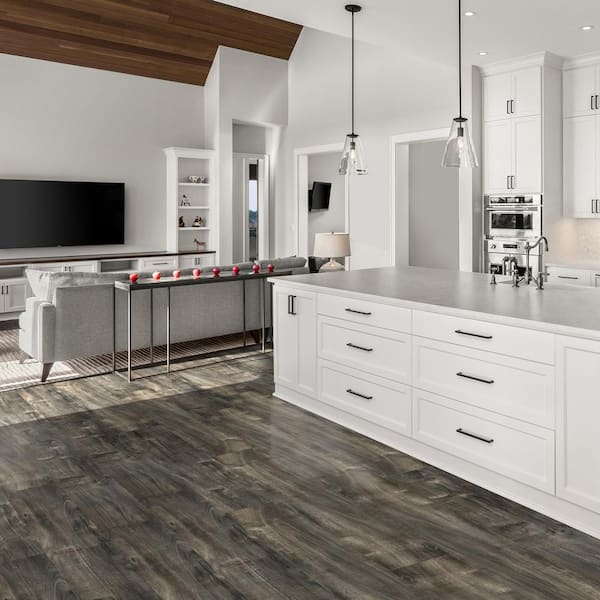 Aberdeen 12 mm T x 7.5 in. W Water Resistant Laminate Wood Flooring (19.8 sqft/case)