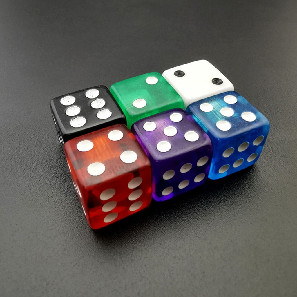 4pcs Dice Shape Car Truck Wheel Tire Air Valve Stem Cover Dust Cap