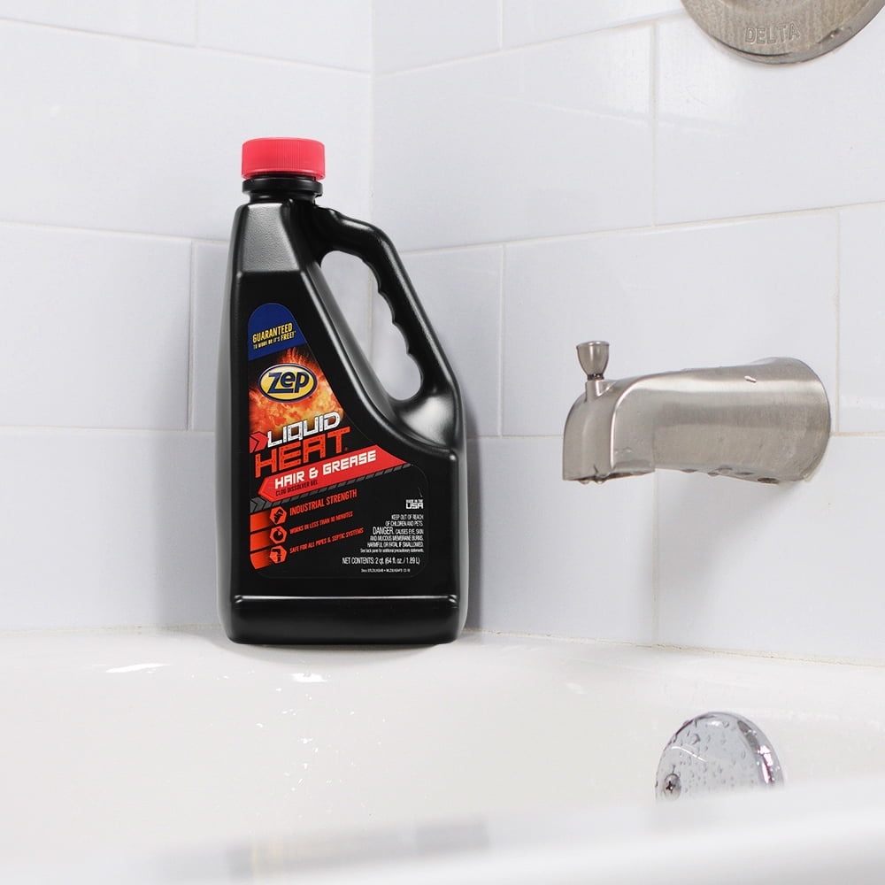 Zep 64 oz. Liquid Heat Gel Industrial Drain Opener Gel