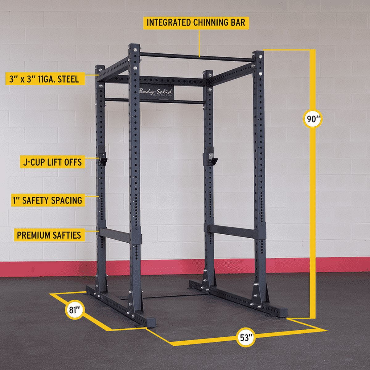 Body Solid - SPR1000 Commercial Power Rack