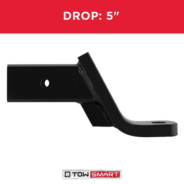 Class V, 21,000 lb., 5 in. Drop x 3-1/4 in. Rise x 1-1/4 in. Shank, Trailer Hitch Ball Mount