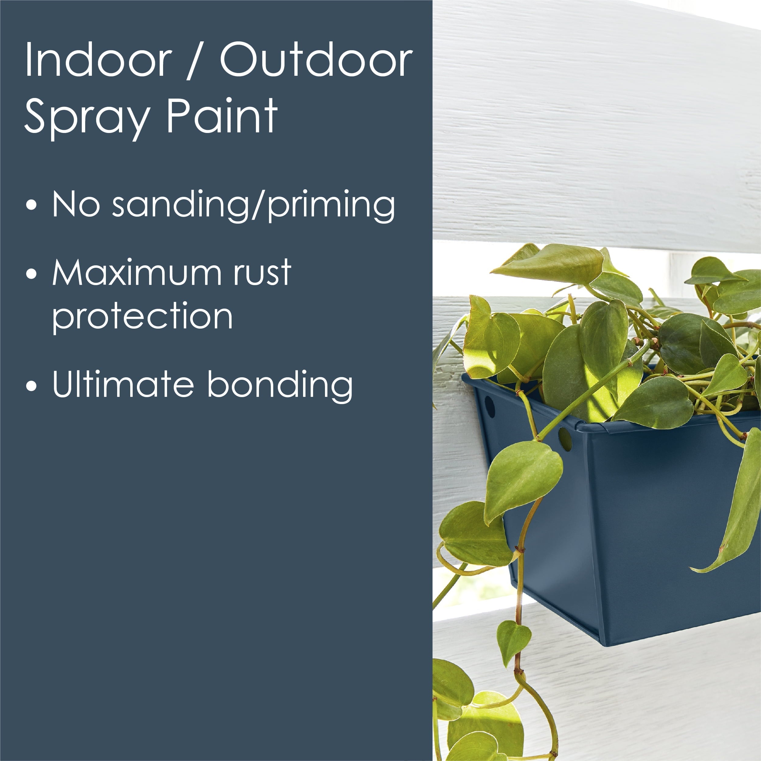 Krylon K02758007 Krylon Fusion All-In-One Ink Blue Matte 12 oz Spray Paint, Multi-Surface, (1 Piece, 1 Pack)