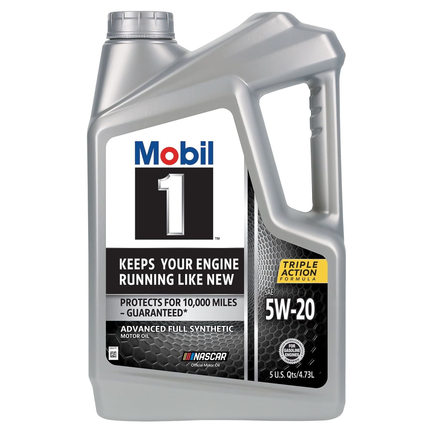 Mobil 1 Advanced Full Synthetic Motor Oil 5W-20, 5 qt