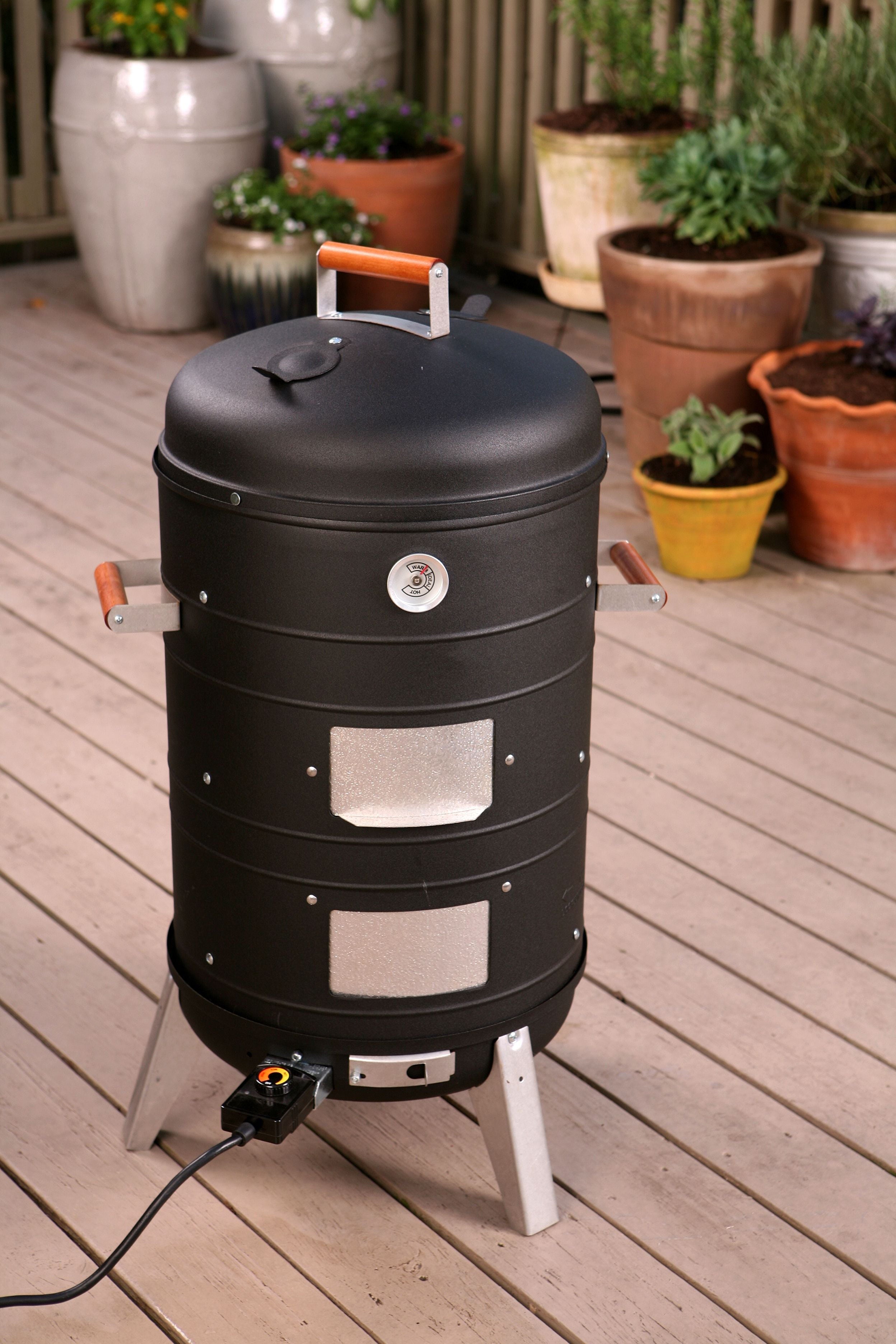 Americana 2-In-1 Electric Combination Water Smoker