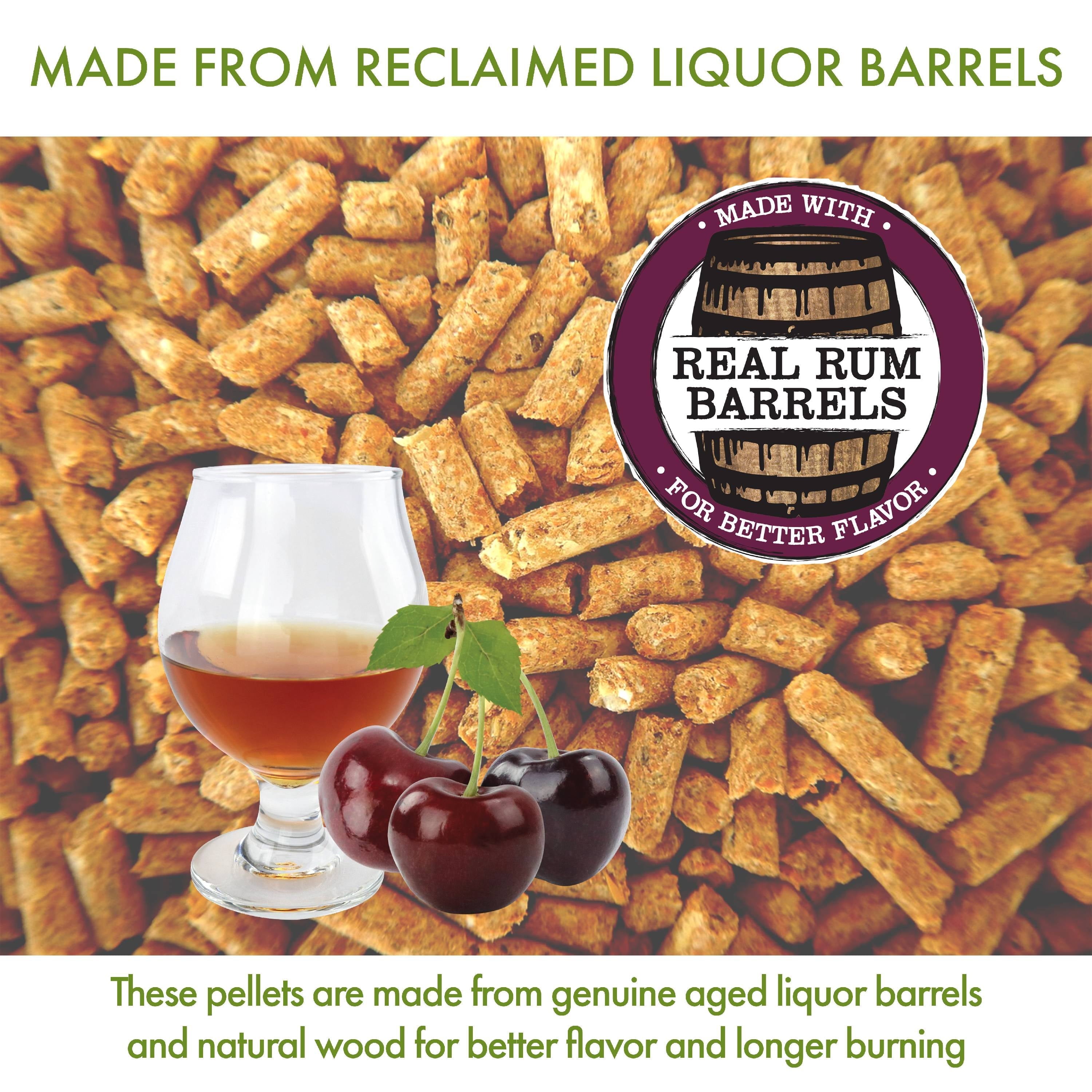 Cuisinart Premium Cherry Rum BBQ Smoking Pellets - 20 lb Bag