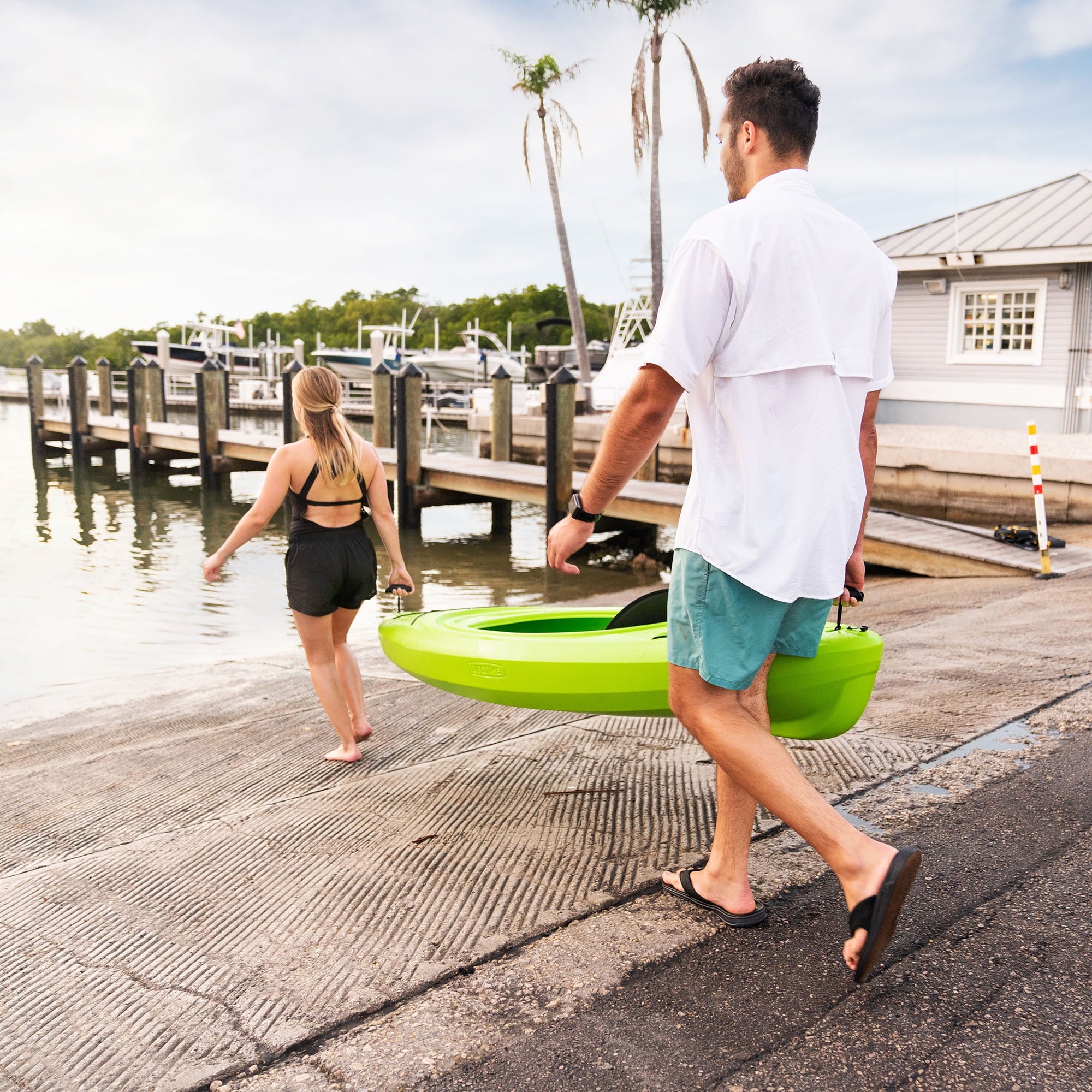 Lifetime Pacer 8 ft Sit-Inside Kayak, Green (91032)