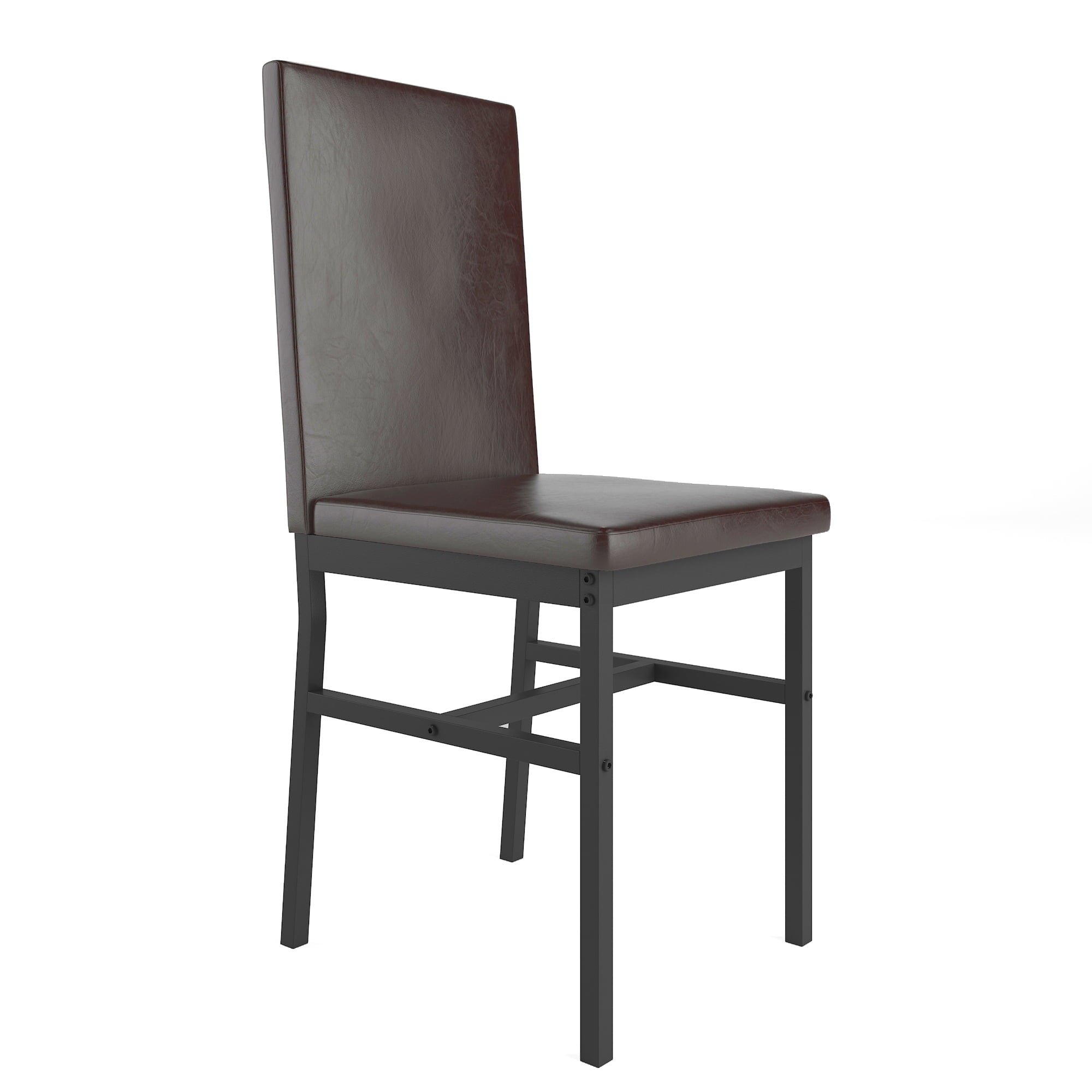 5 Piece Kitchen Table Set, Modern Dining Table Sets with Faux Marble Table PU Leather Chairs for 4, Rectangular Dining Room Table Set for Home, Kitchen, Living Room, Restaurant, Small Space, L880