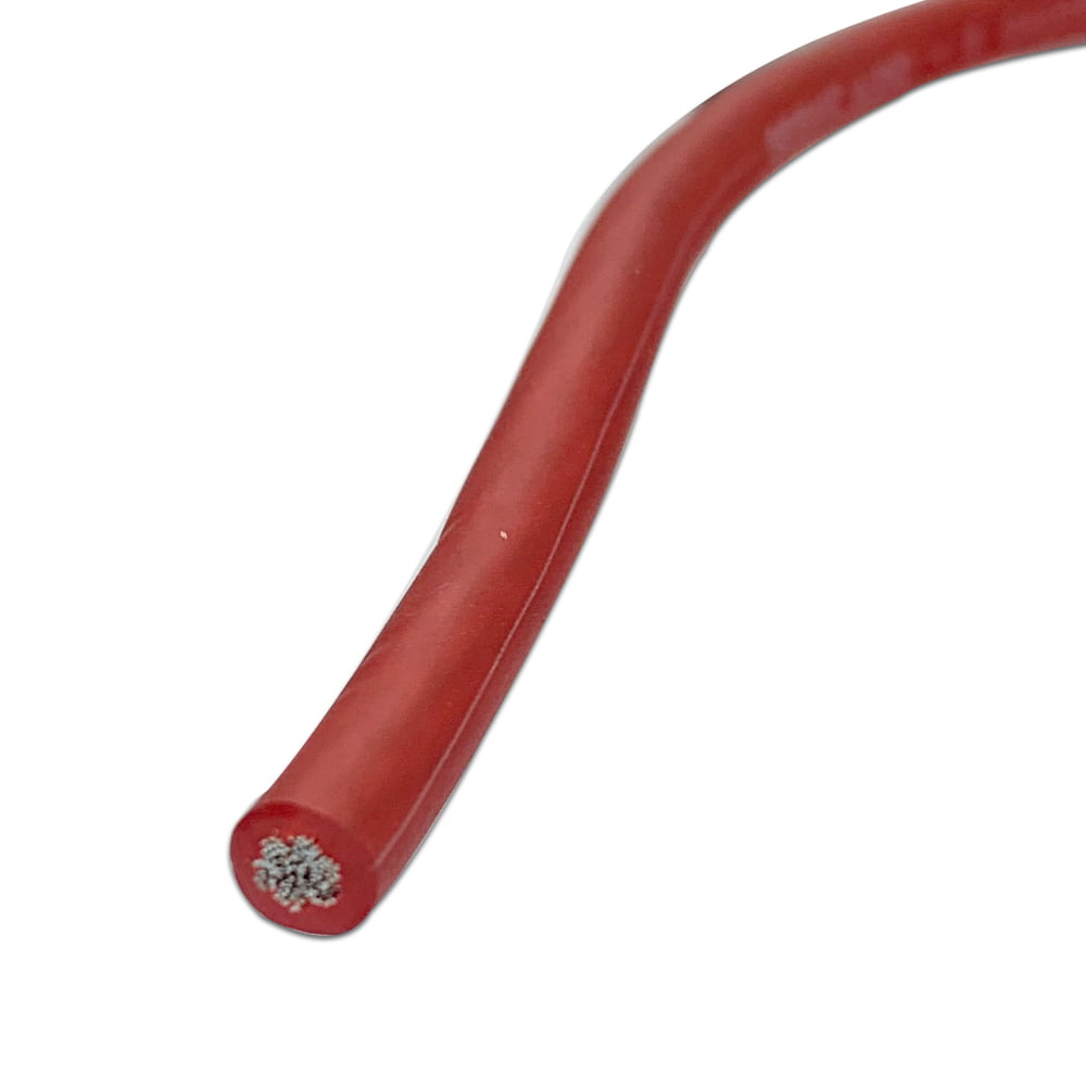 Seismic Audio Amplifier Ground and Power 8 Gauge Car Audio Speaker Wire, 20 Foot Long Marine, Powersport, Flexible, Electrical, Red