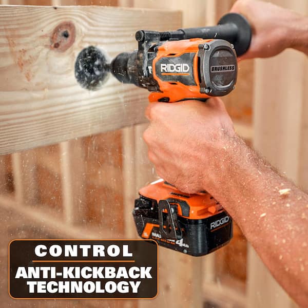 18V Brushless 2-Tool Combo Kit with 6.0 Ah and 4.0 Ah MAX Output Batteries, Charger, and Hard Case