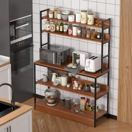 Fufu and Gaga Baker'S Racks 15.7" 5-Tier Storage Shelves Organizer Rack In Brown