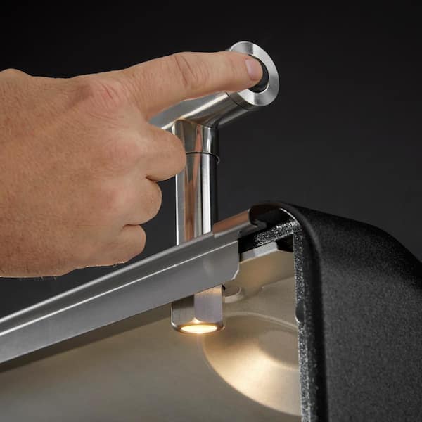 Genesis SPX-435 4-Burner Natural Smart Gas Grill in Stainless Steel with Side Burner