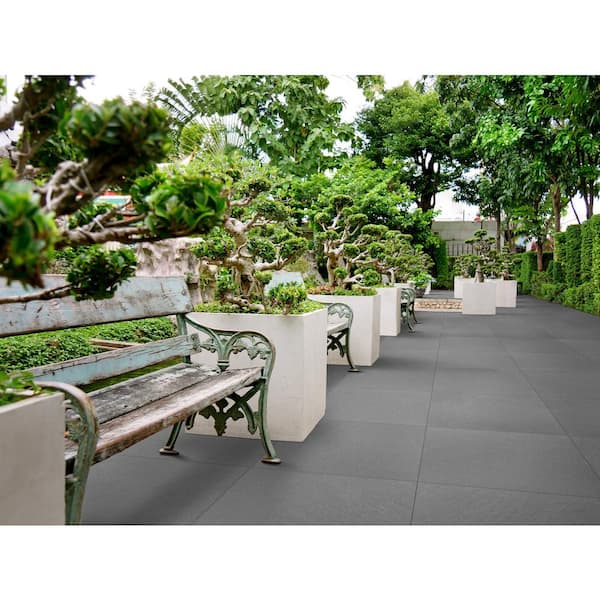 Blue Stone 24 in. x 24 in. Square Matte Paver Porcelain Floor Tile (14 Pieces/56 sq. ft./Pallet)