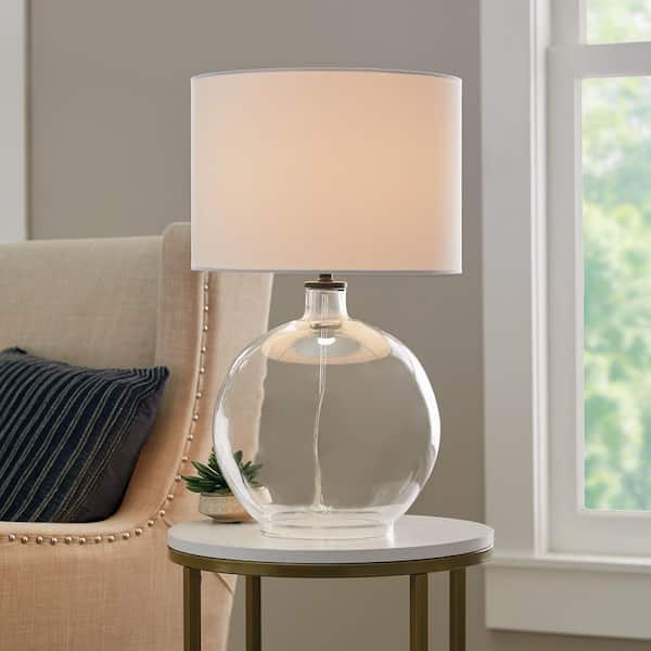 Windmere 21.5 in Clear Glass Table Lamp