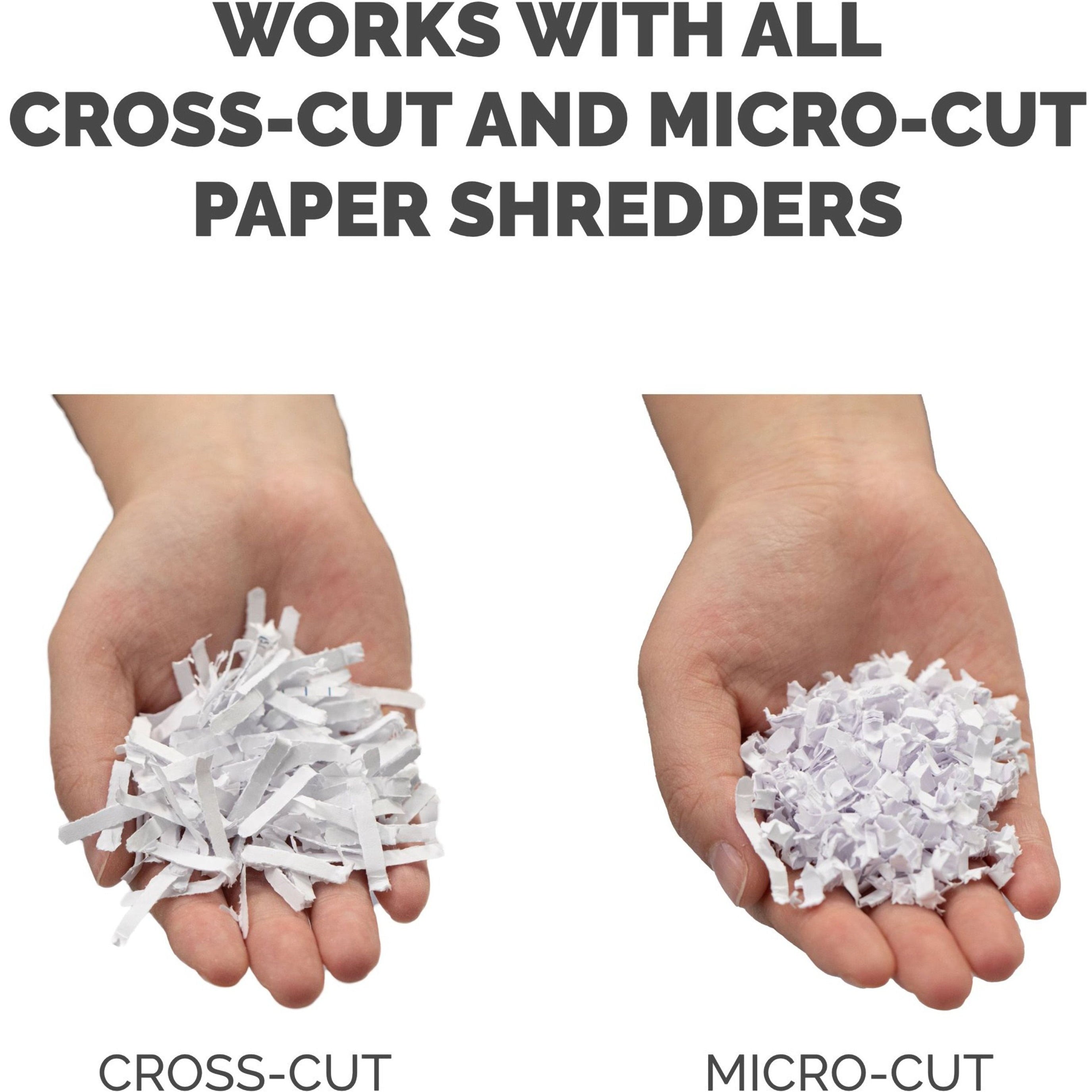 Fellowes FEL4015501 Oil Shredder, White - 10 Sheets - Pack of 10