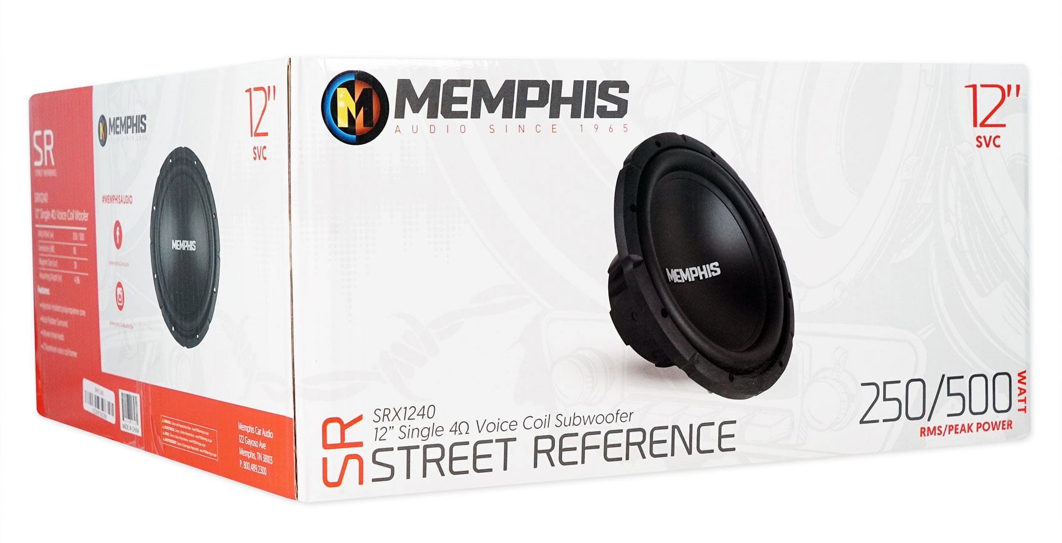 Memphis Audio SRX1240 500w Peak / 250w RMS 12
