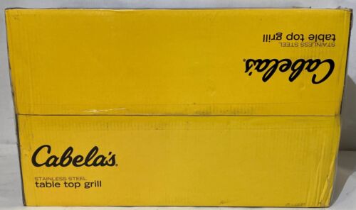 Cabela's SS Stainless Steel Tabletop Grill Propane NEW