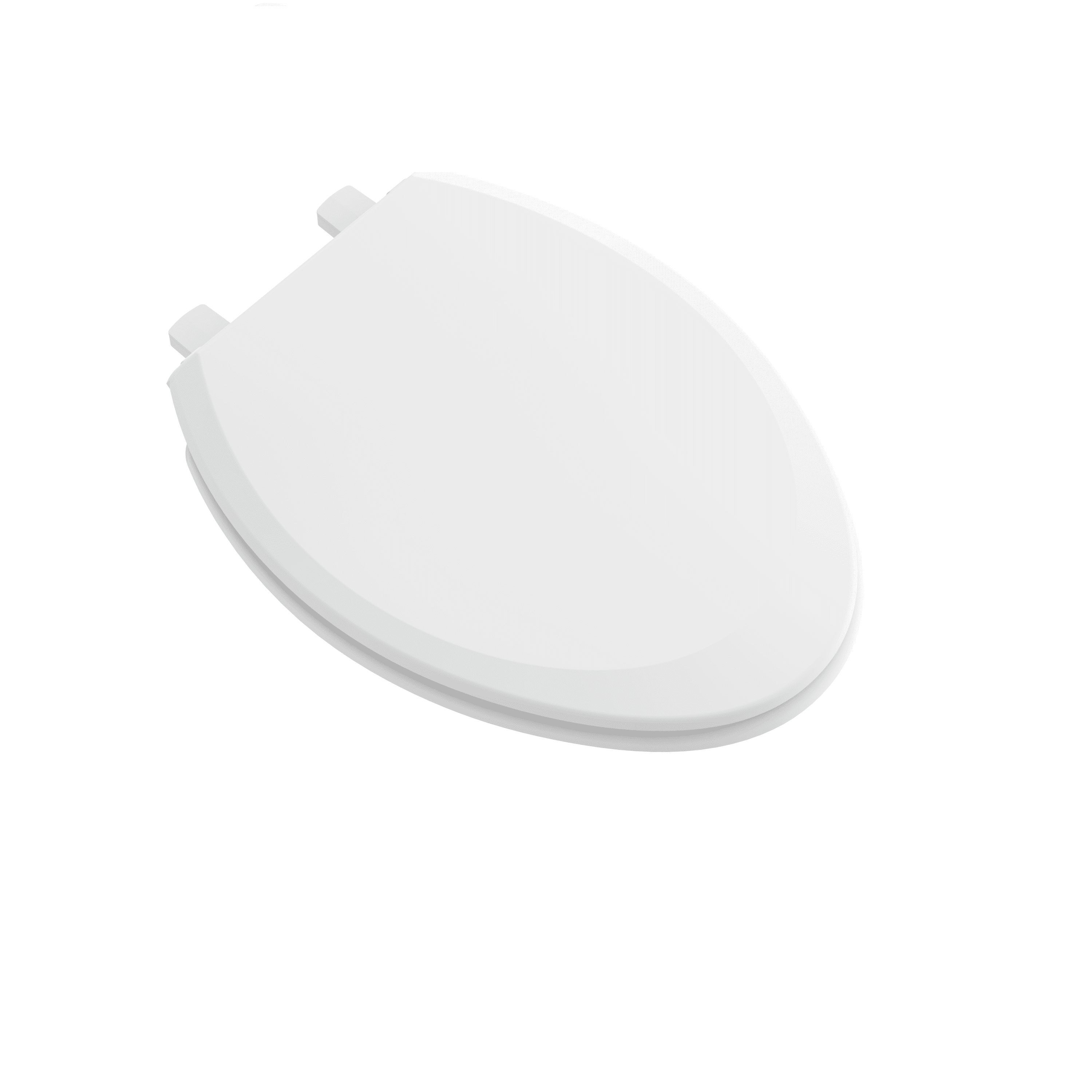 Mainstays Plastic Elongated Toilet Seat in Daisy White