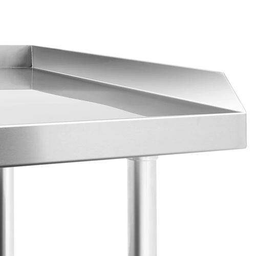 36 x 30 Inch Stainless Steel NSF Grill Table w/ Undershelf