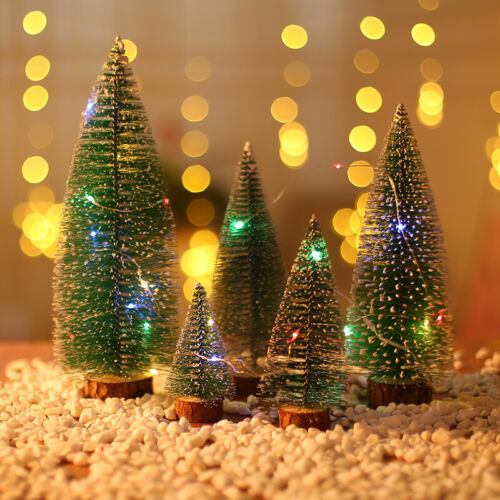 Tabletop Mini Christmas Tree With LED Lights Home Tabletop Xmas Decor Tree USA