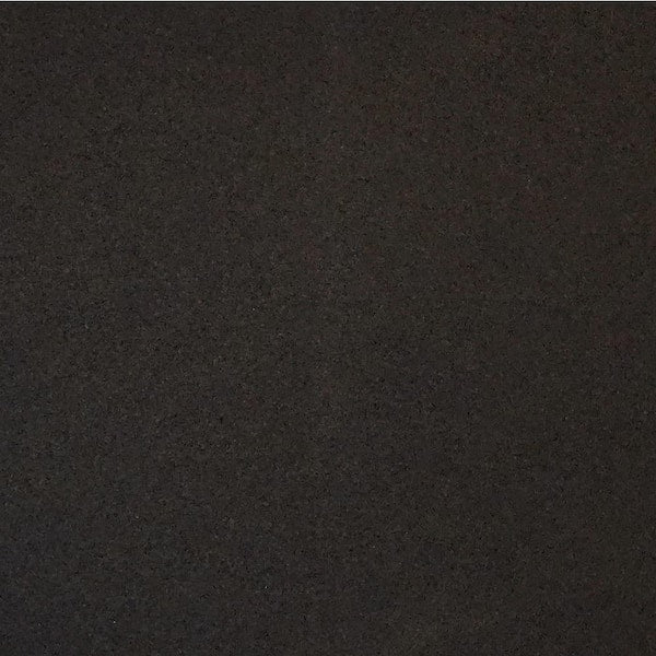 Isometric Black 48 in. W x 120 in. L x 0.25 in. T Rubber Gym/Weight Room Flooring Rolls (40 sq. ft.)