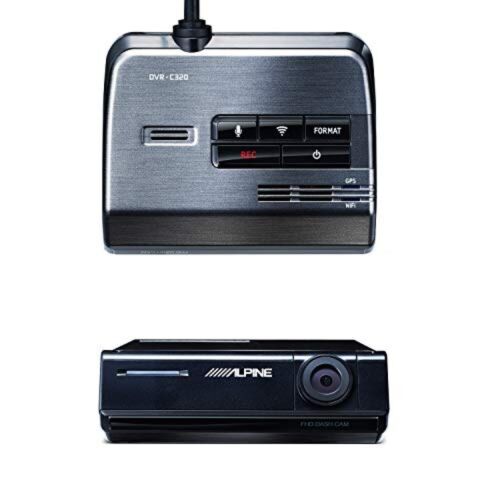 Alpine DVR-C320R WiFi & GPS Stealth Dash Camera Front & Rear 1080p HD Dash Cam