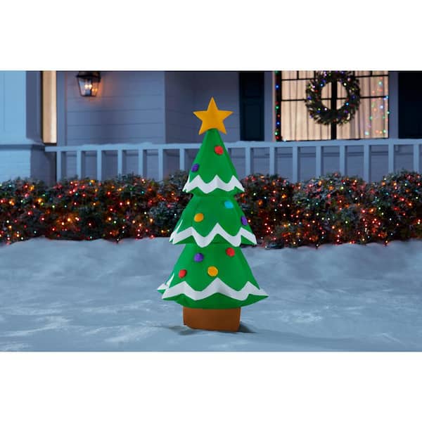 3.5 ft. H x 1.61 ft. W Christmas Tree Holiday Inflatable