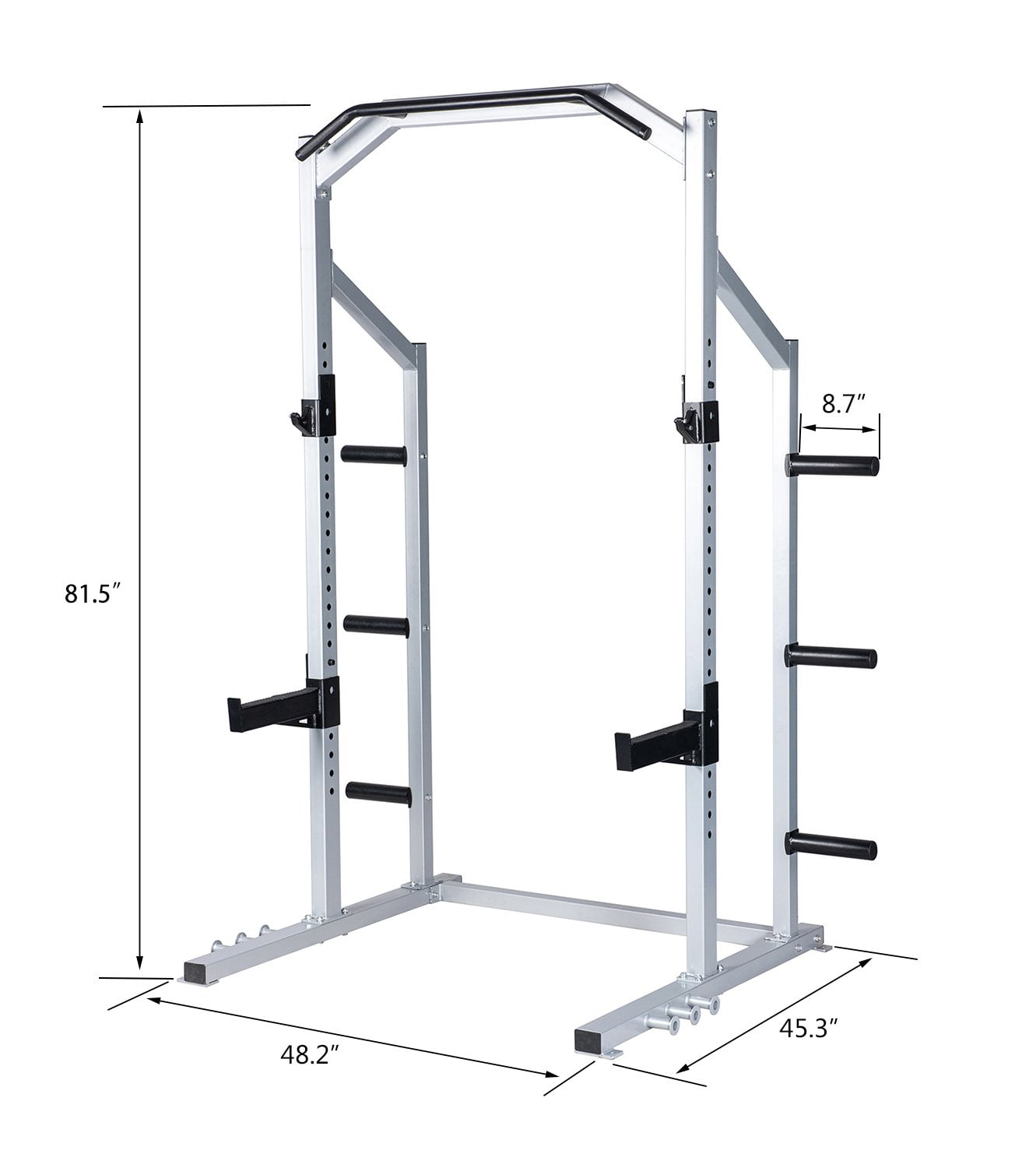 GDLF Power Rack Weight Lifting Squat Stand Strength Training Home Gym Power Cage