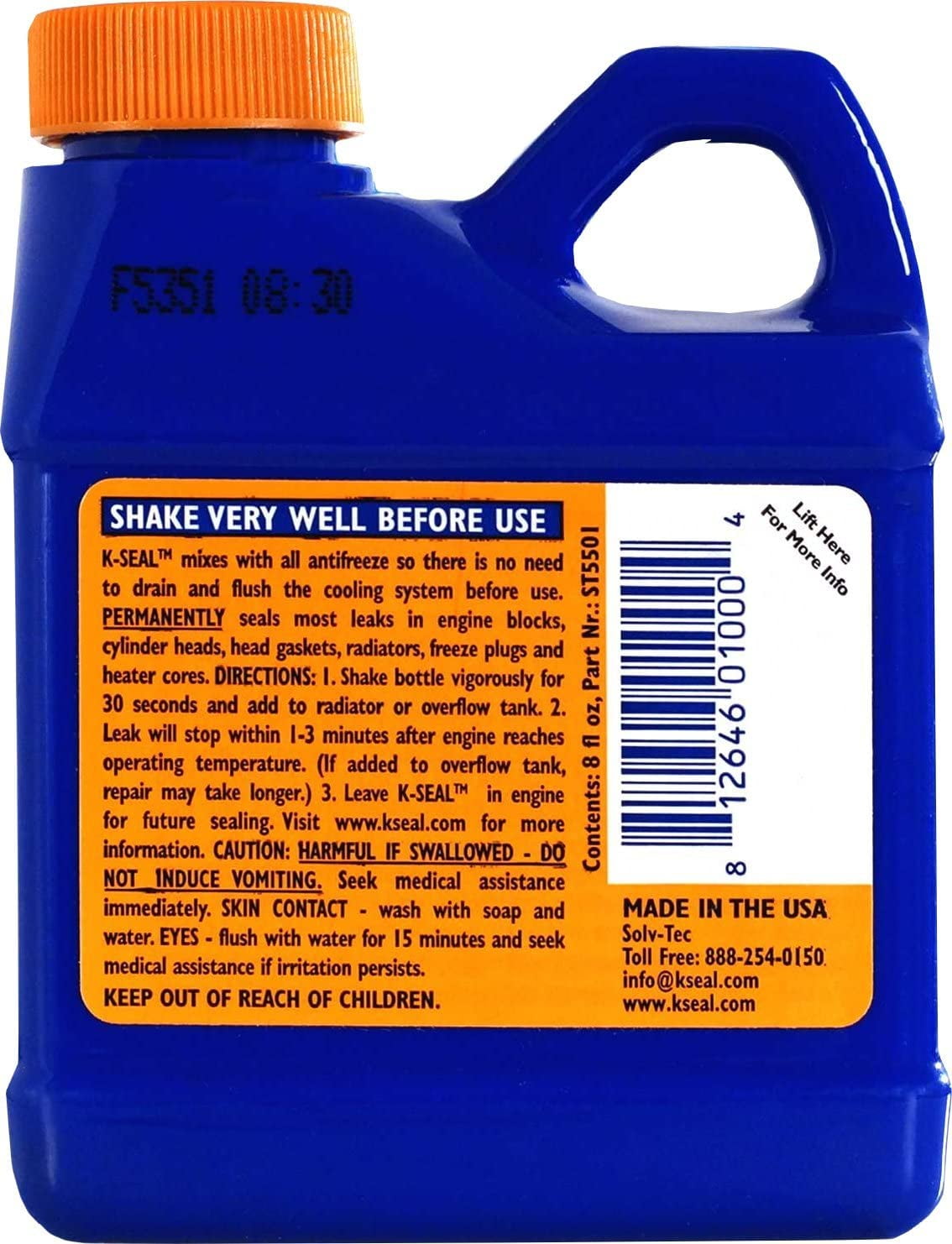 K-Seal Coolant Leak Repair, Shake, Pour and Go