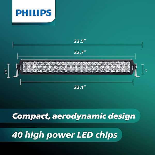 Ultinon Drive LED Light Bar - 20 in. Double Row