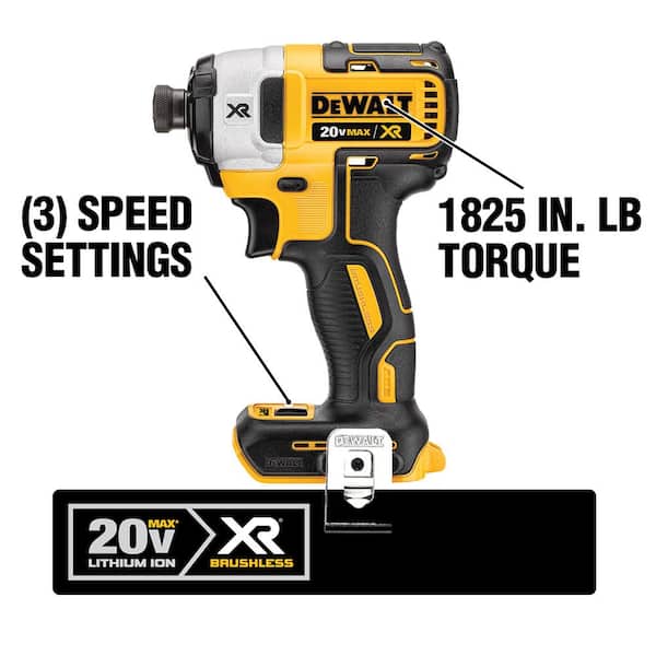 20V MAX Cordless Brushless Hammer Drill/Driver 2 Tool Combo Kit with FLEXVOLT ADVANTAGE