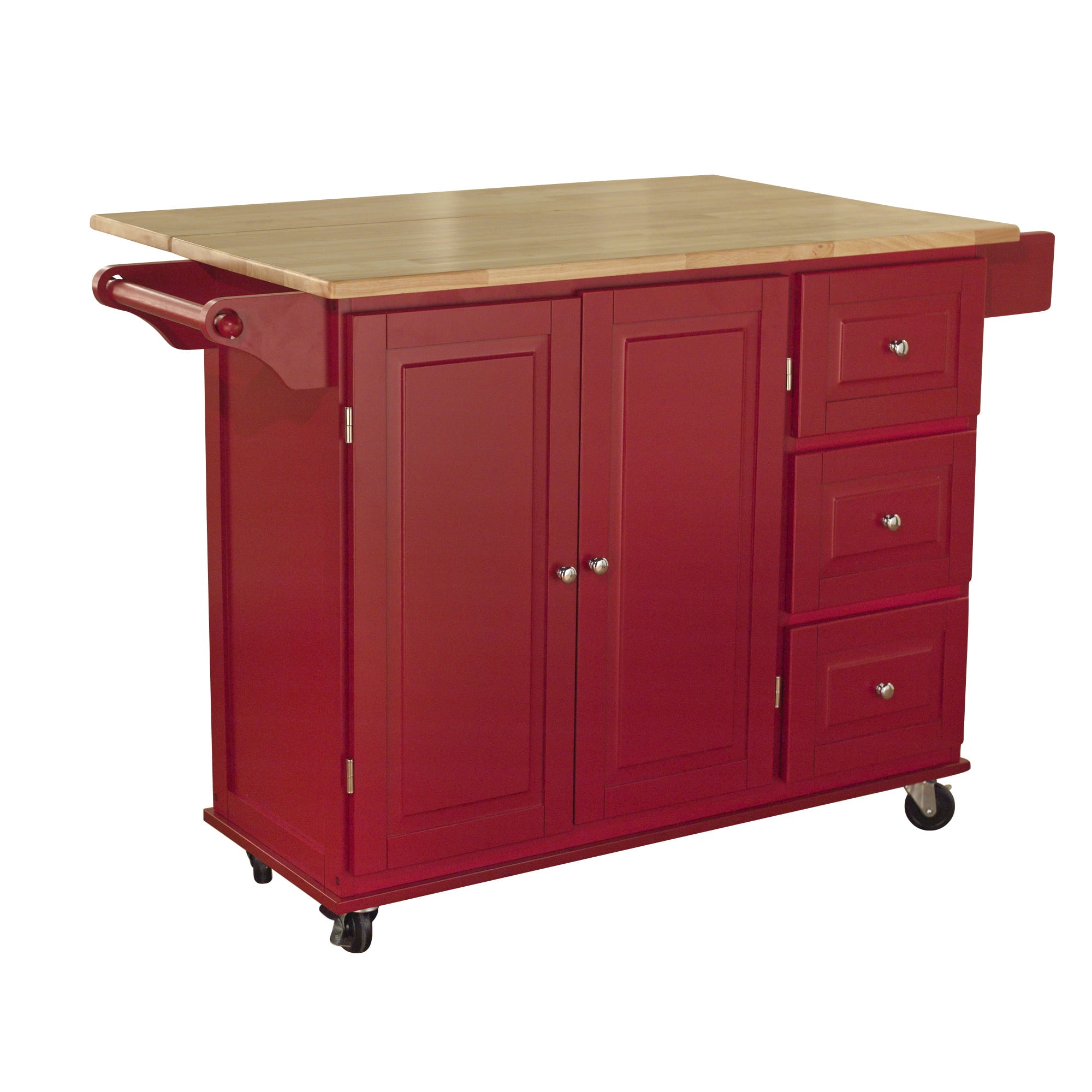Thatcher Kitchen Cart, Red