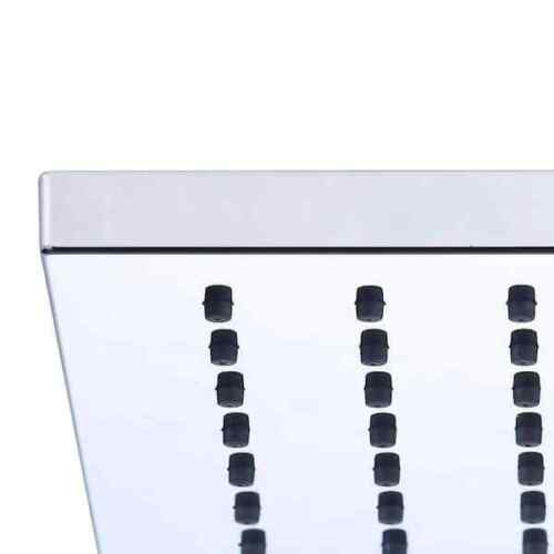 Modern 1 Spray 8 in. Single Wall Mount Fixed Rain Shower Head in Chrome